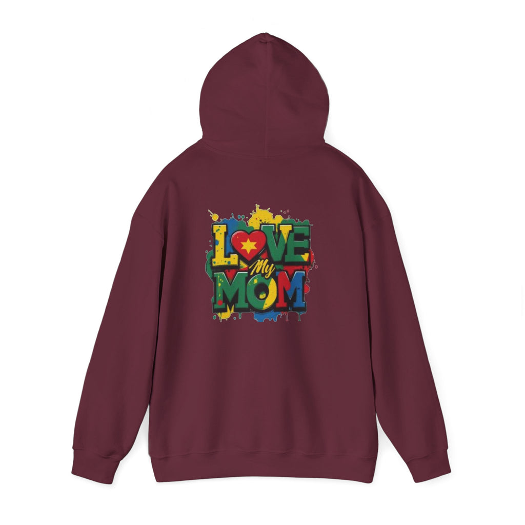 Love My Mom Hoodie — Colorful Graffiti Mother's Day Sweatshirt