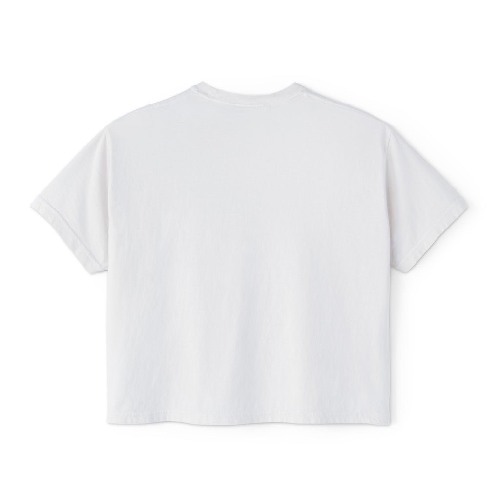One Degree Hotter Graduation Boxy Tee — Women's Grad Cap & Diploma Celebration Shirt