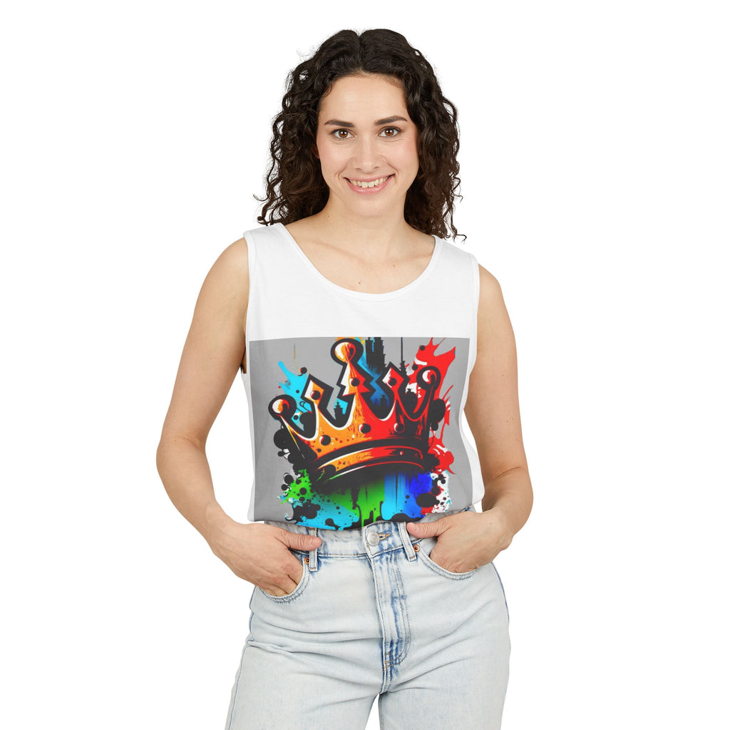 Crown Graffiti Tank Top