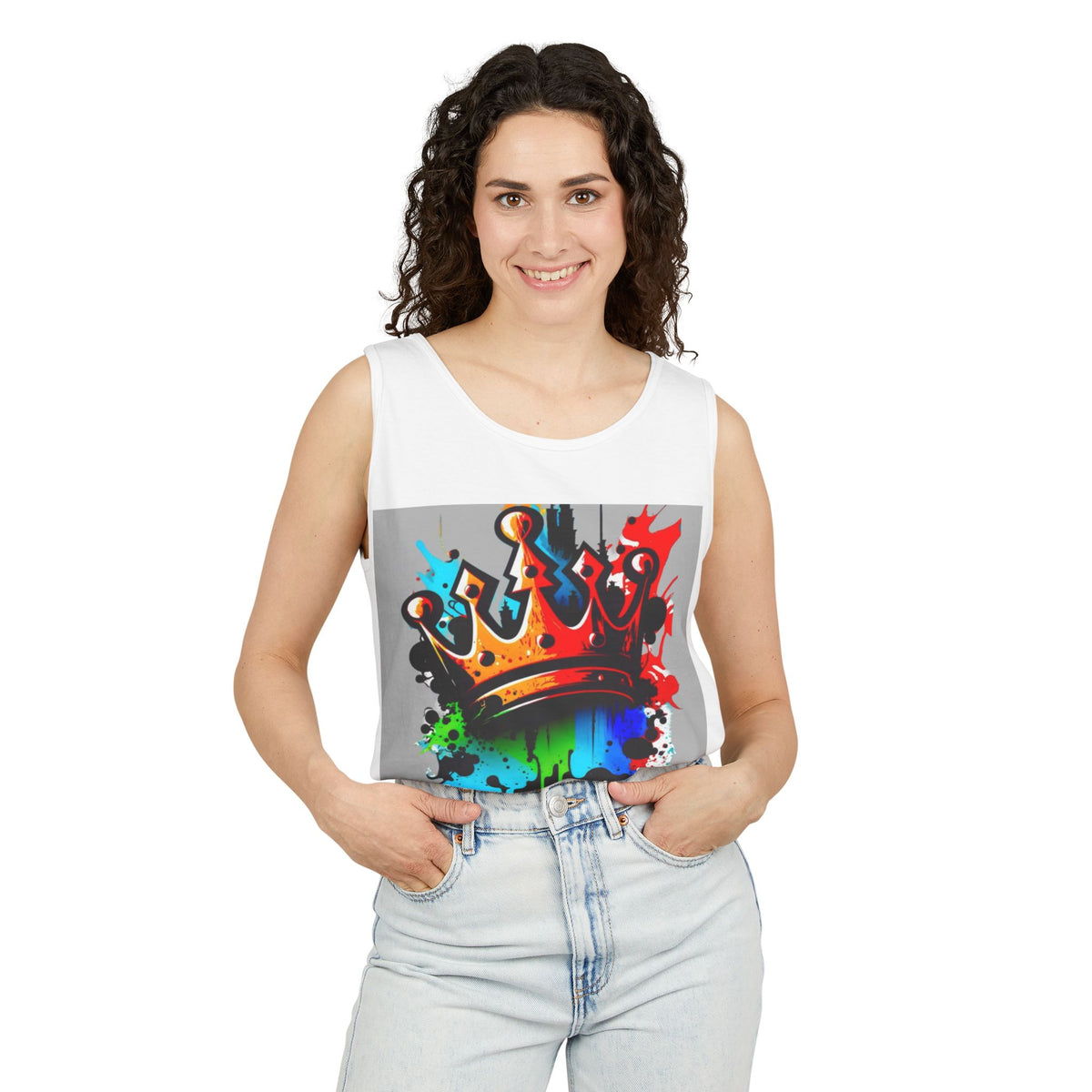 Crown Graffiti Tank Top