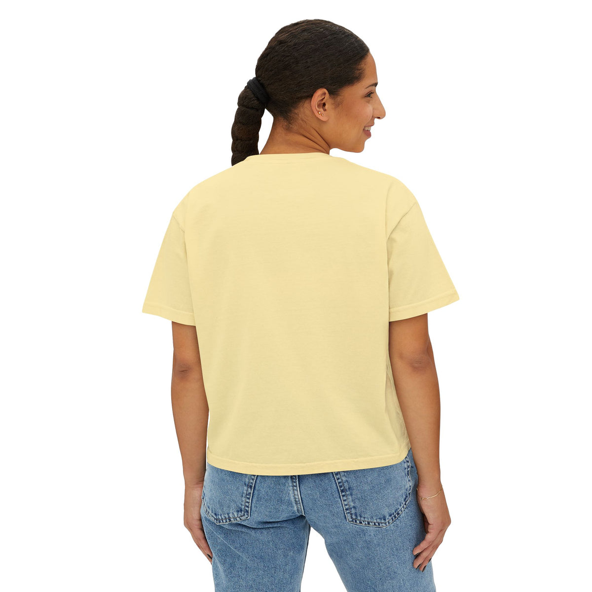 One Degree Hotter Graduation Boxy Tee — Women's Grad Cap & Diploma Celebration Shirt