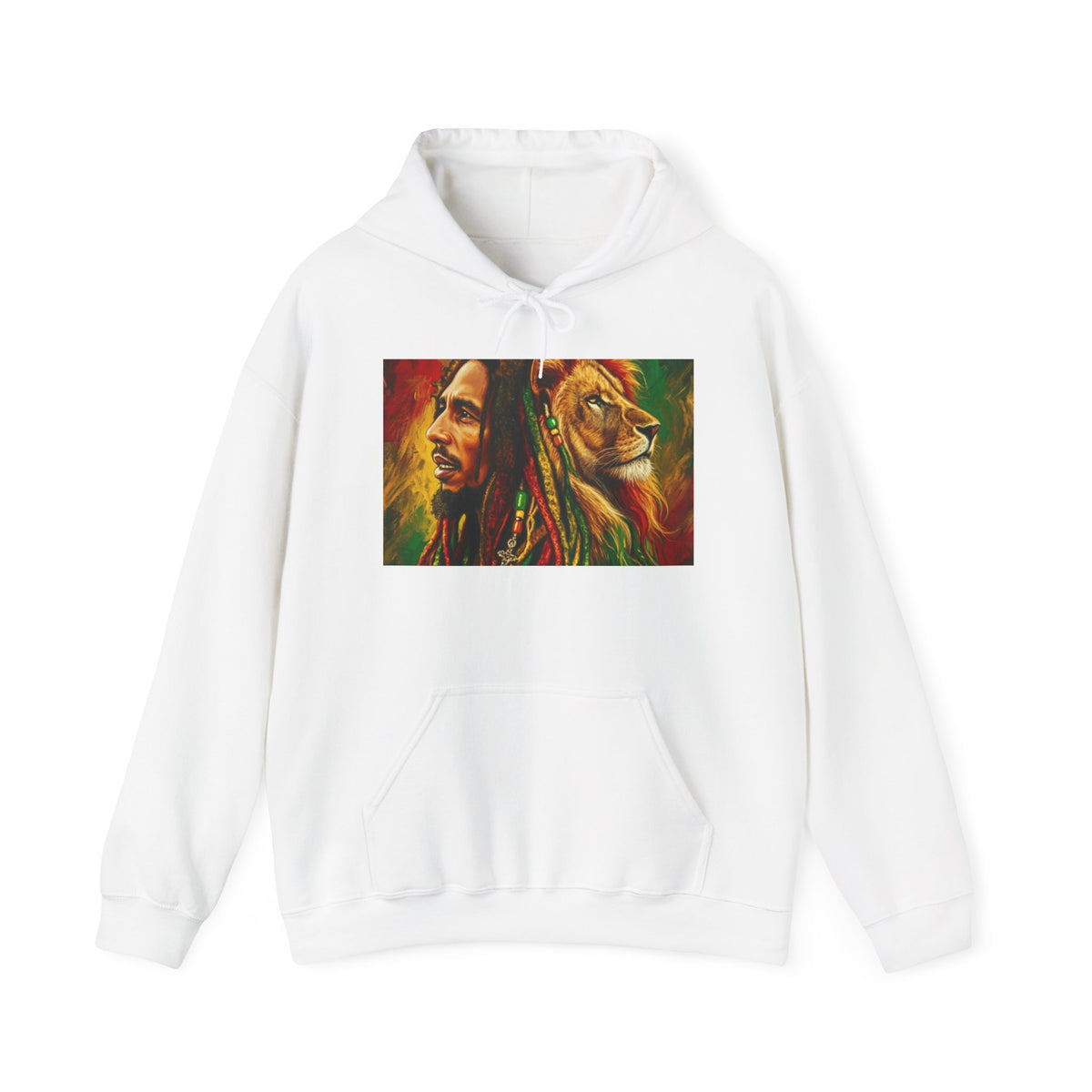 Reggae Lion Graphic Hoodie