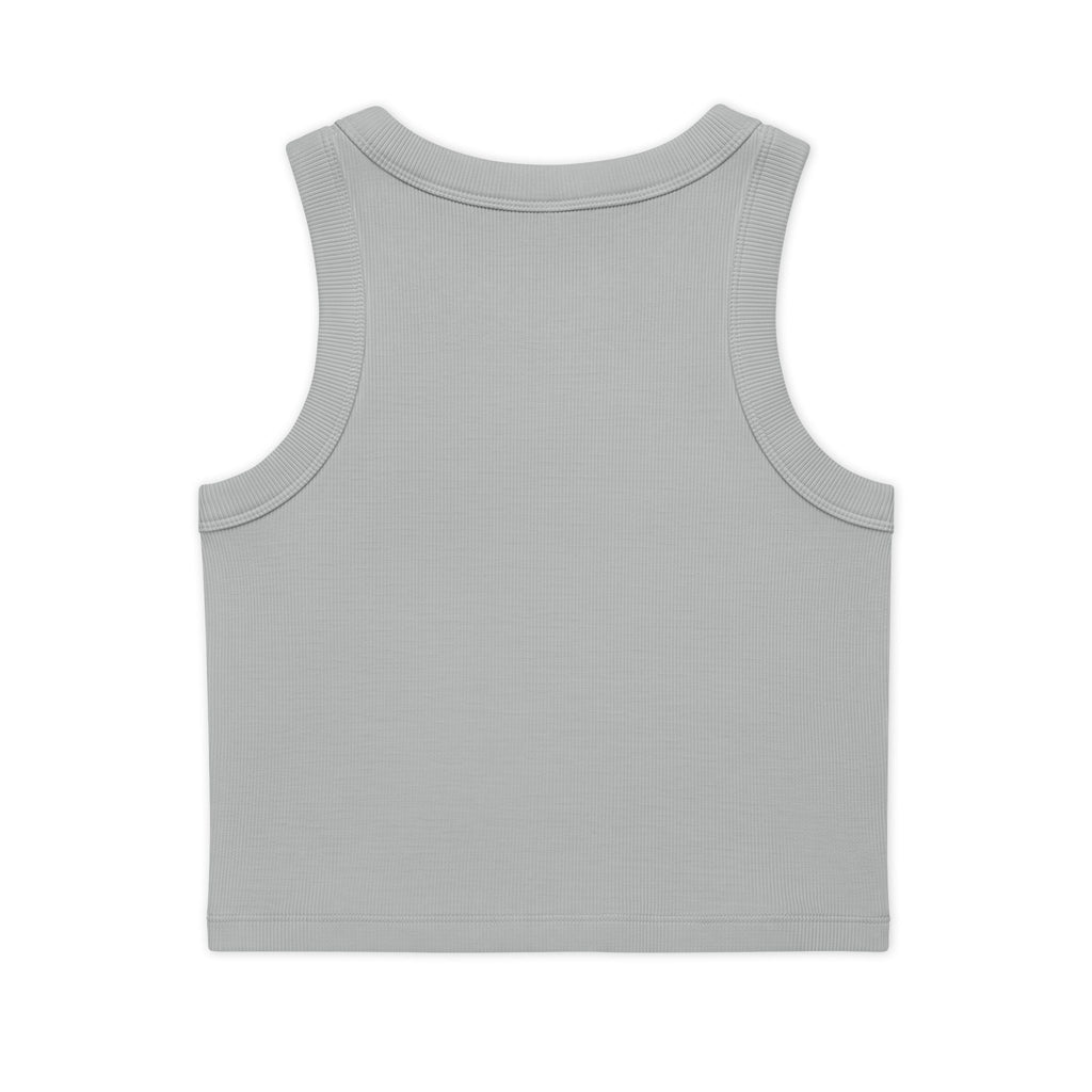 Peacock Eye Rib Crop Tank