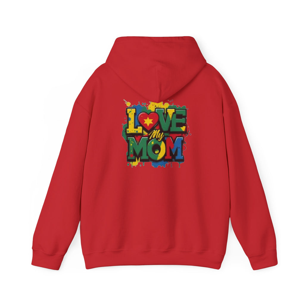 Love My Mom Hoodie — Colorful Graffiti Mother's Day Sweatshirt