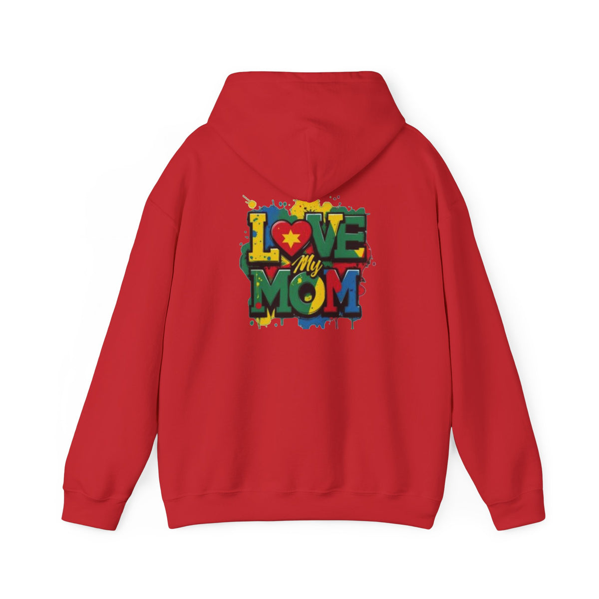 Love My Mom Hoodie — Colorful Graffiti Mother's Day Sweatshirt