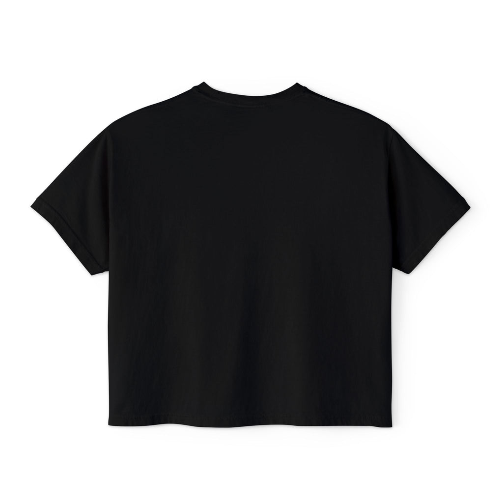 One Degree Hotter Graduation Boxy Tee — Women's Grad Cap & Diploma Celebration Shirt