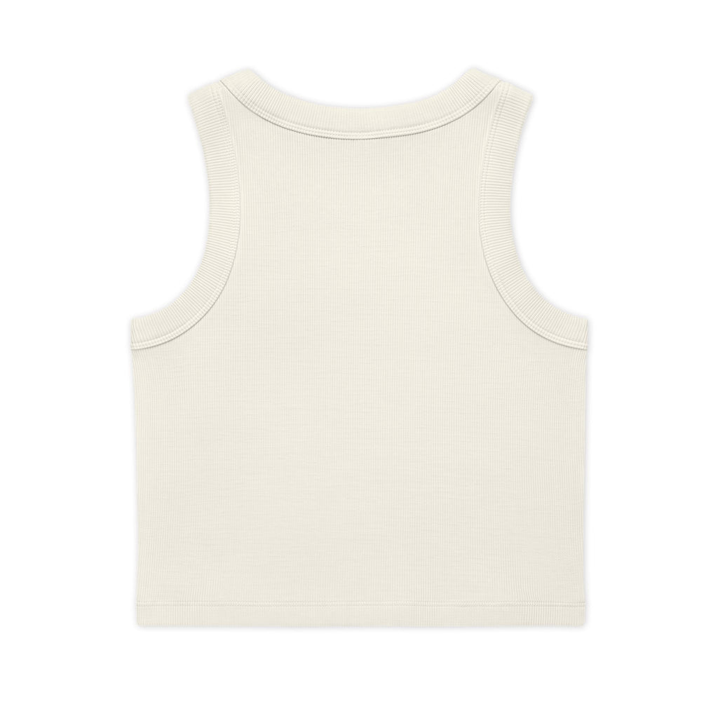 Peacock Eye Rib Crop Tank