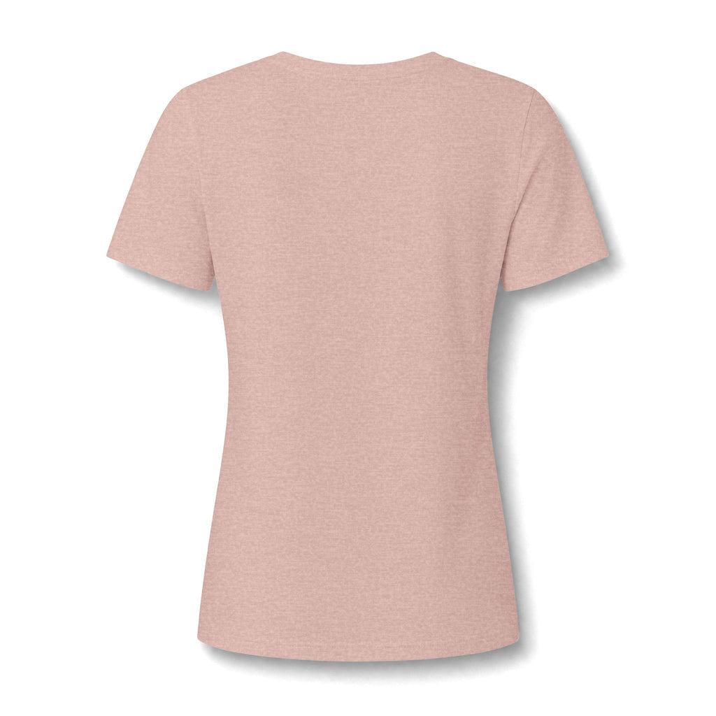 V-Neck Tee — 'I  Love You' Colorful Graffiti Heart Tee for Women