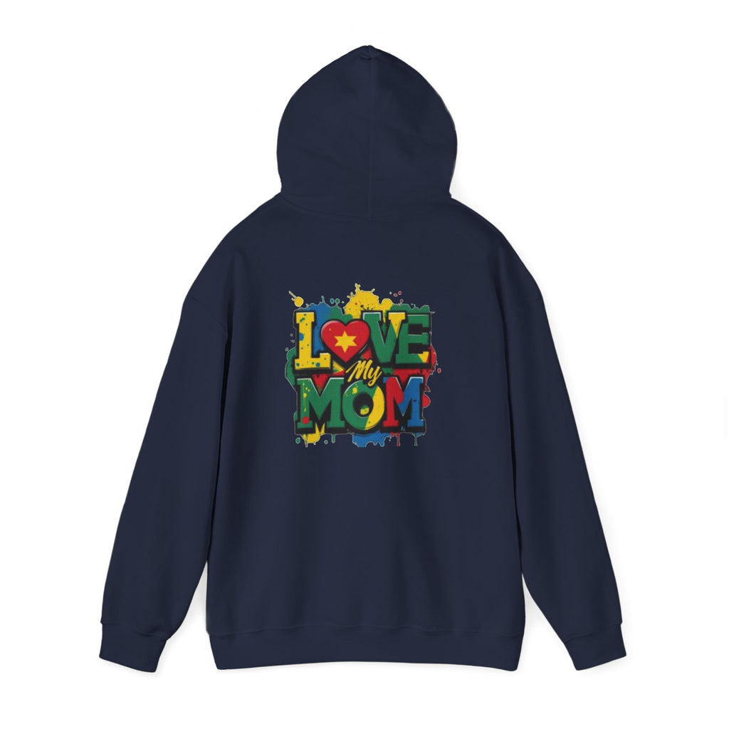 Love My Mom Hoodie — Colorful Graffiti Mother's Day Sweatshirt