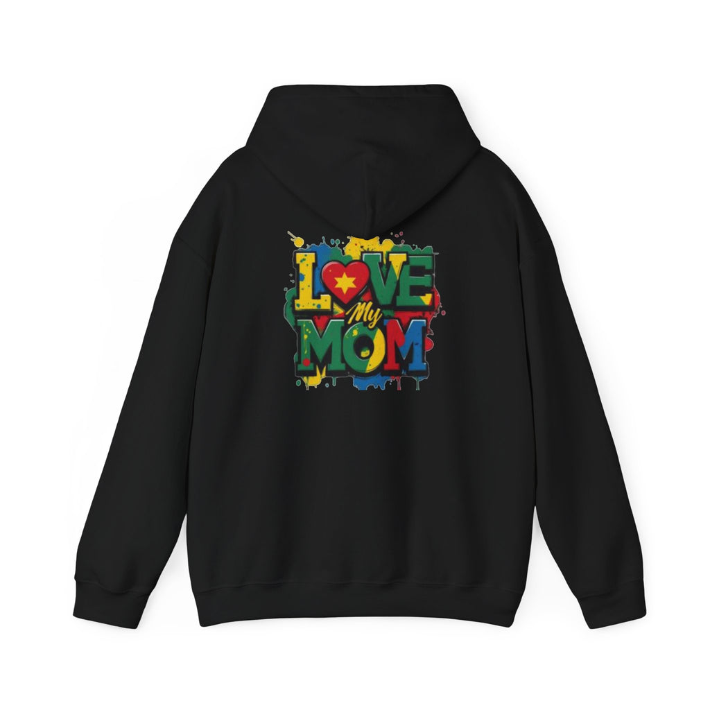 Love My Mom Hoodie — Colorful Graffiti Mother's Day Sweatshirt
