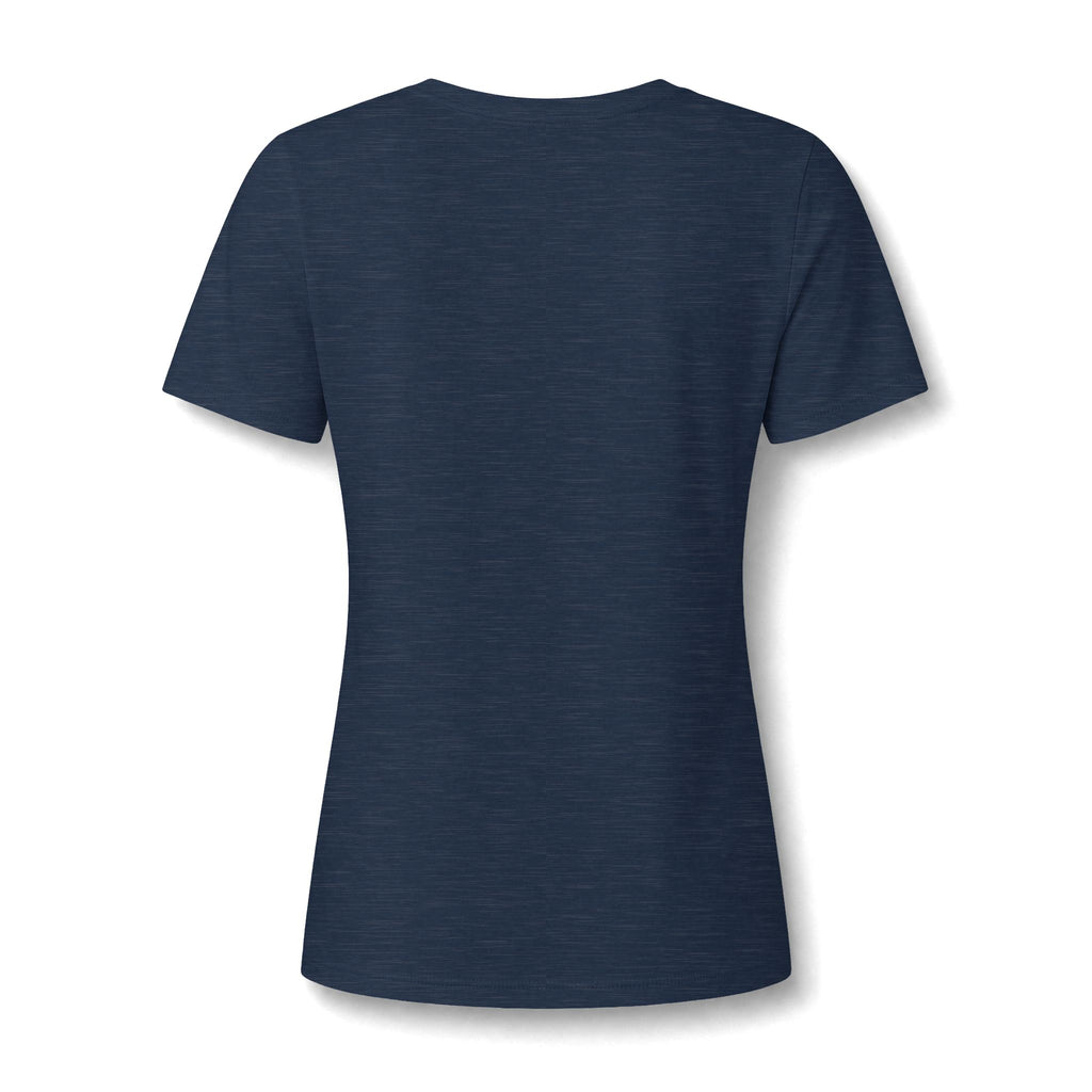 V-Neck Tee — 'I  Love You' Colorful Graffiti Heart Tee for Women