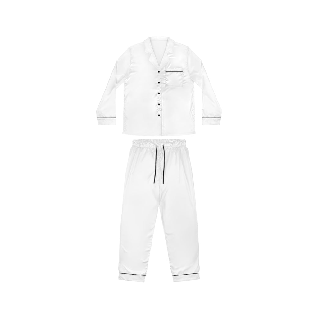 Satin Pajamas — "My Bed Is Calling and I Must Go" Women's Sleep Set