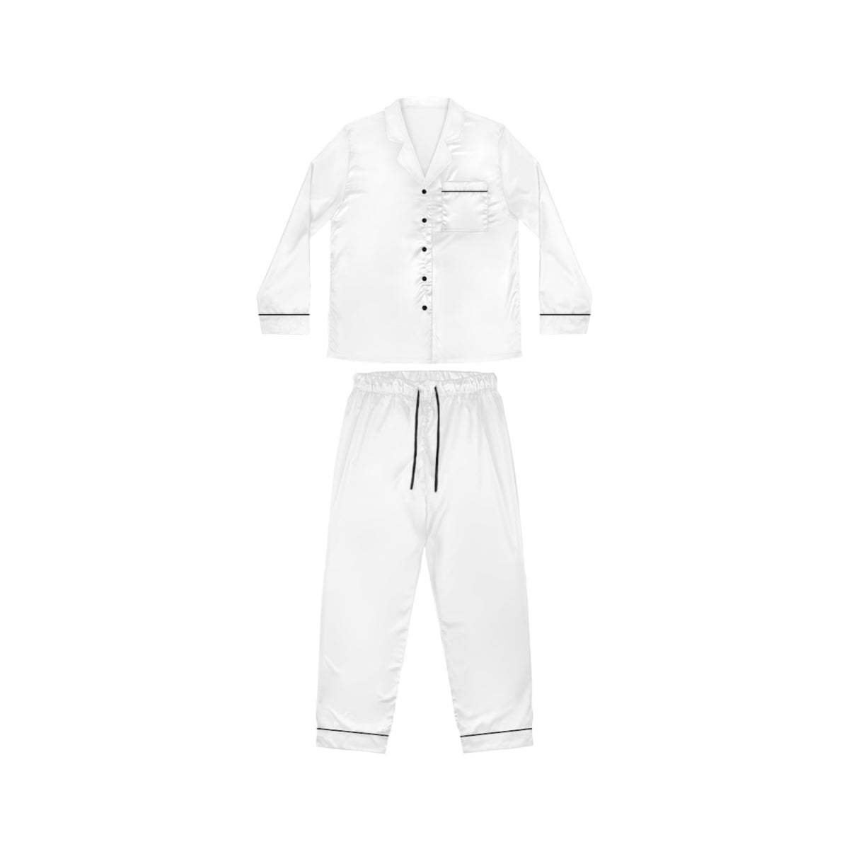 Satin Pajamas — "My Bed Is Calling and I Must Go" Women's Sleep Set