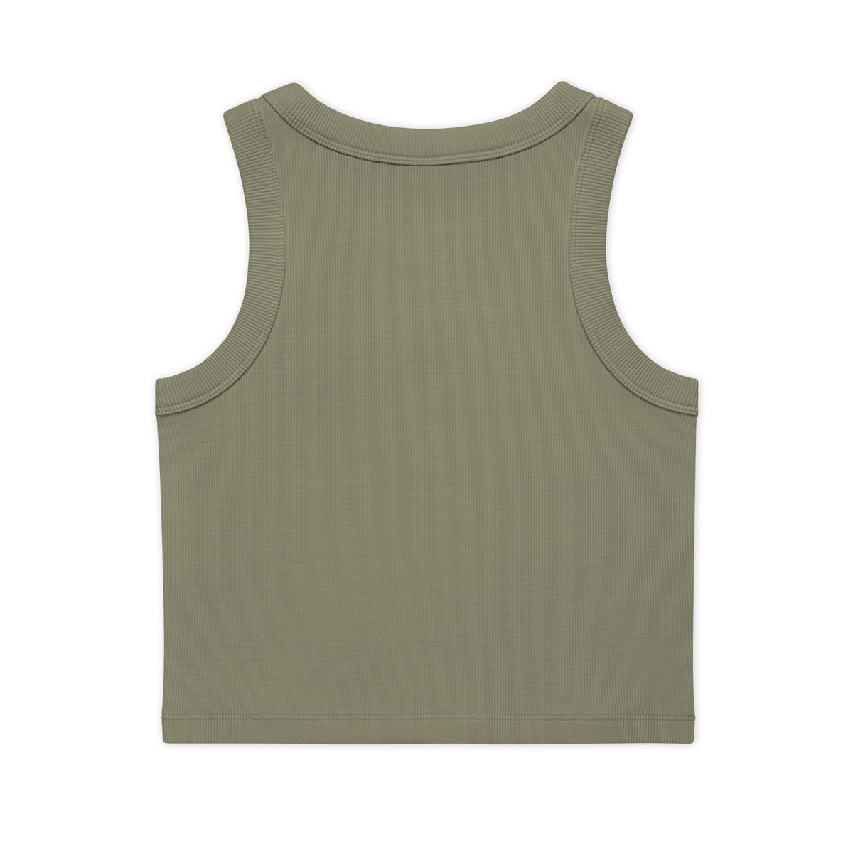 Peacock Eye Rib Crop Tank