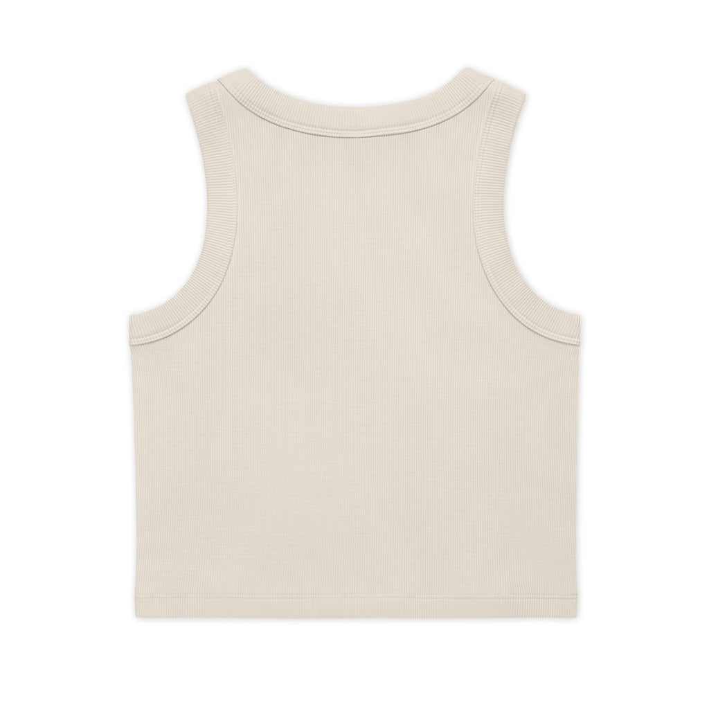 Peacock Eye Rib Crop Tank