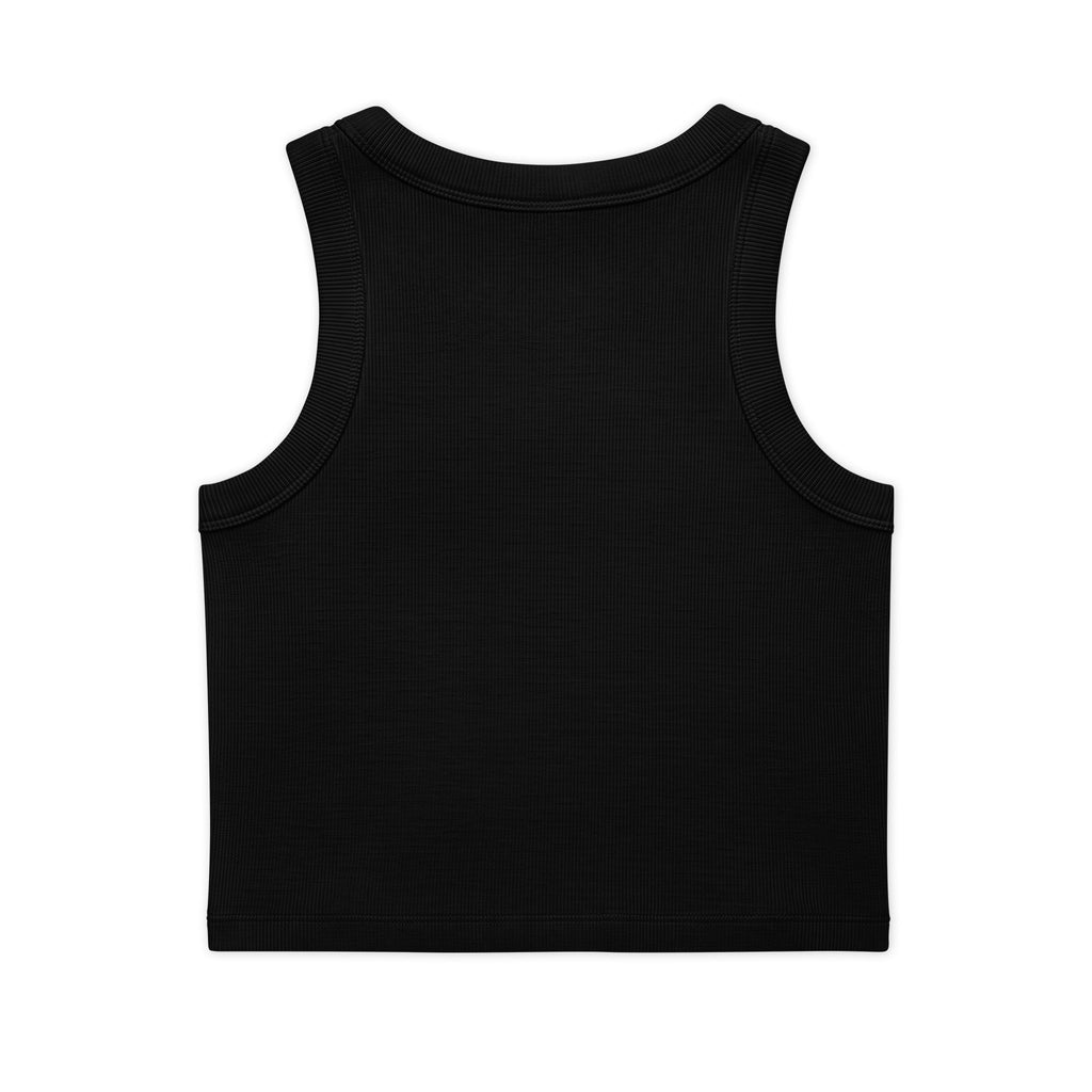 Peacock Eye Rib Crop Tank