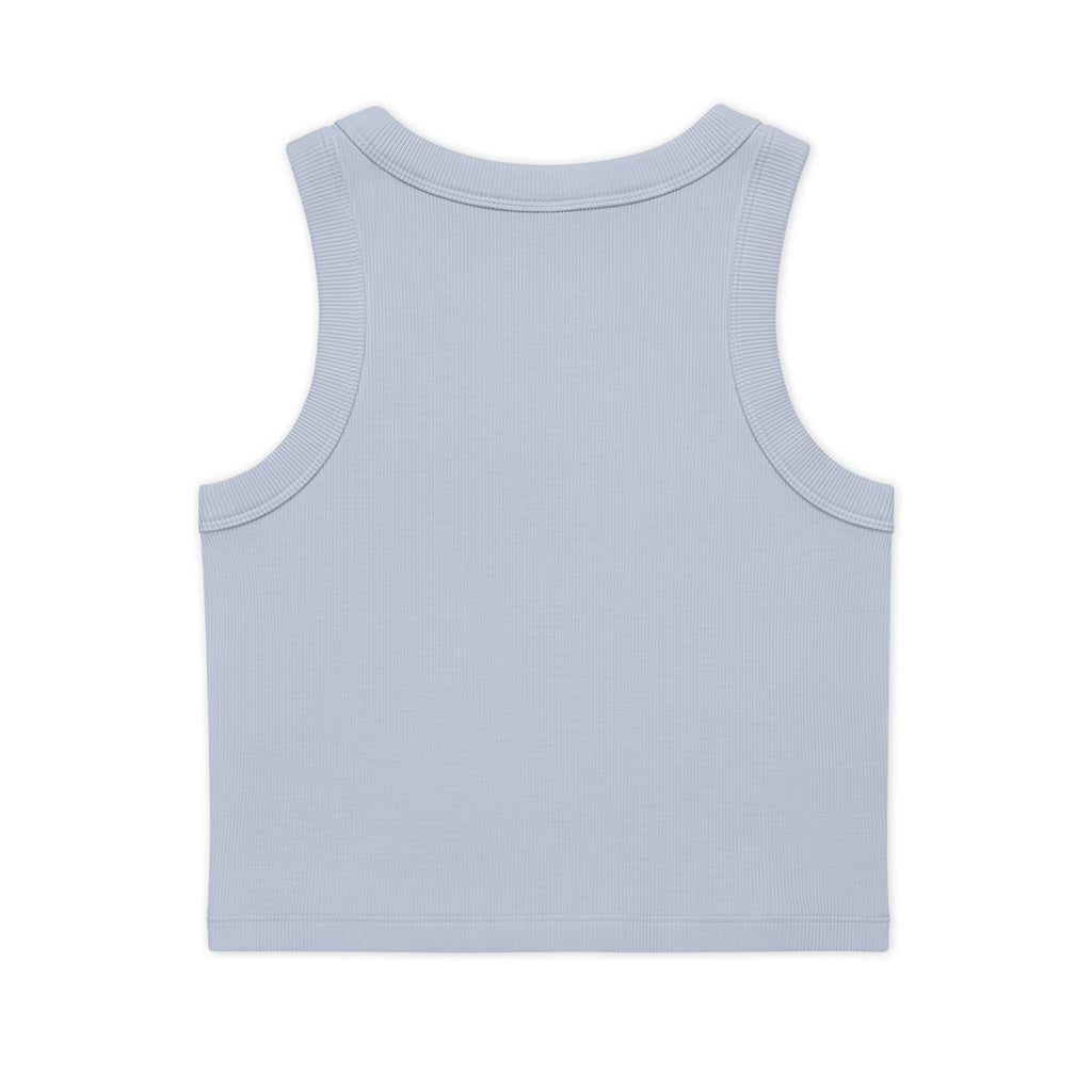 Peacock Eye Rib Crop Tank