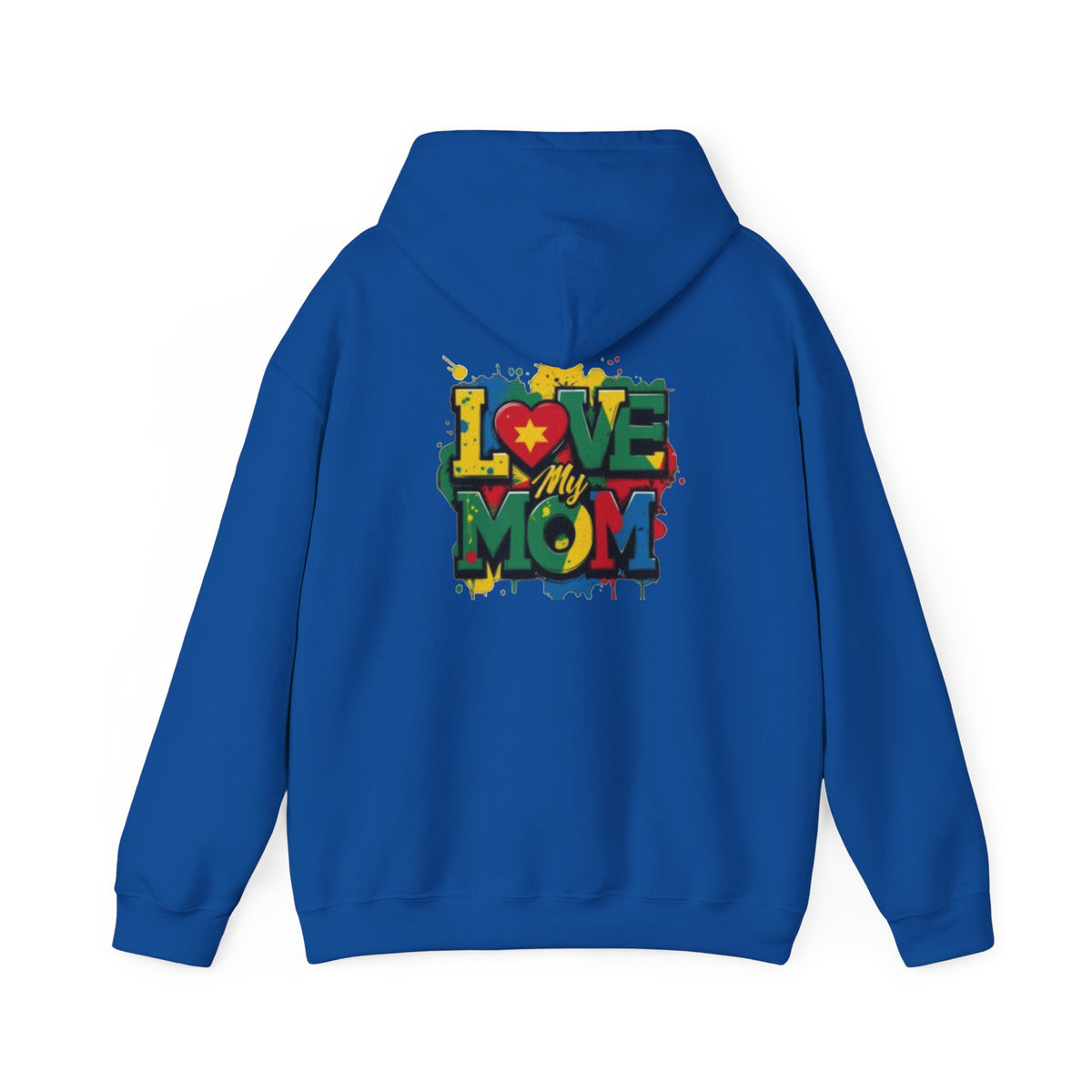 Love My Mom Hoodie — Colorful Graffiti Mother's Day Sweatshirt