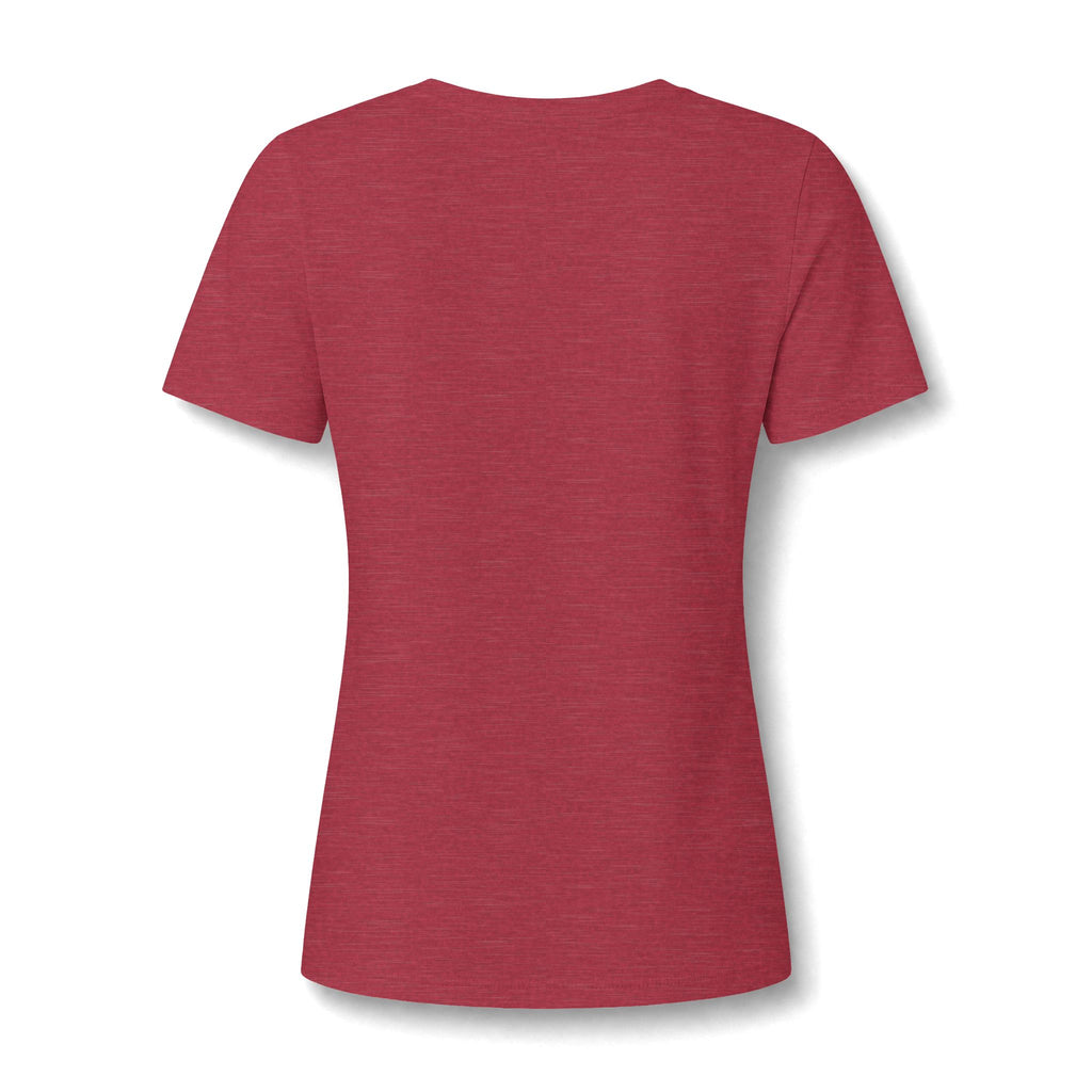 V-Neck Tee — 'I  Love You' Colorful Graffiti Heart Tee for Women