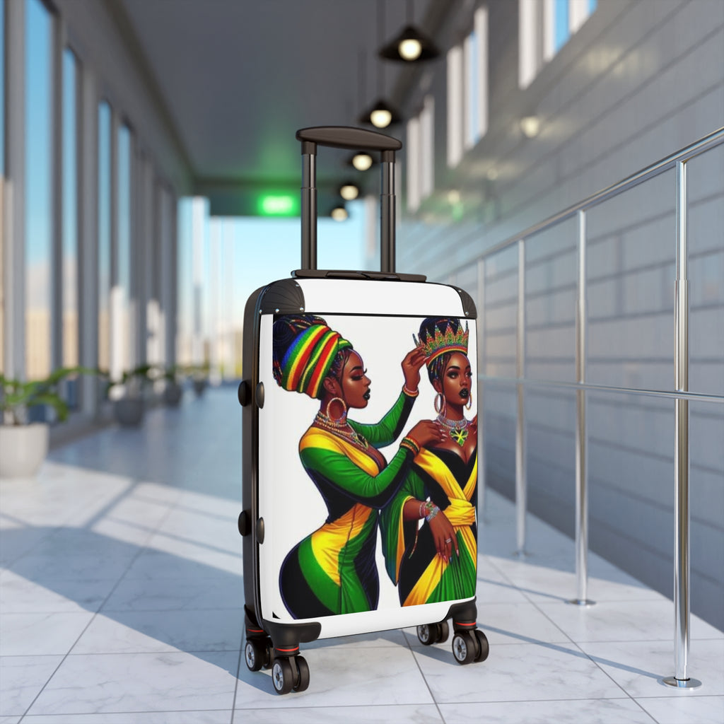 Suitcase - Afrocentric Queen Design Carry-On Luggage