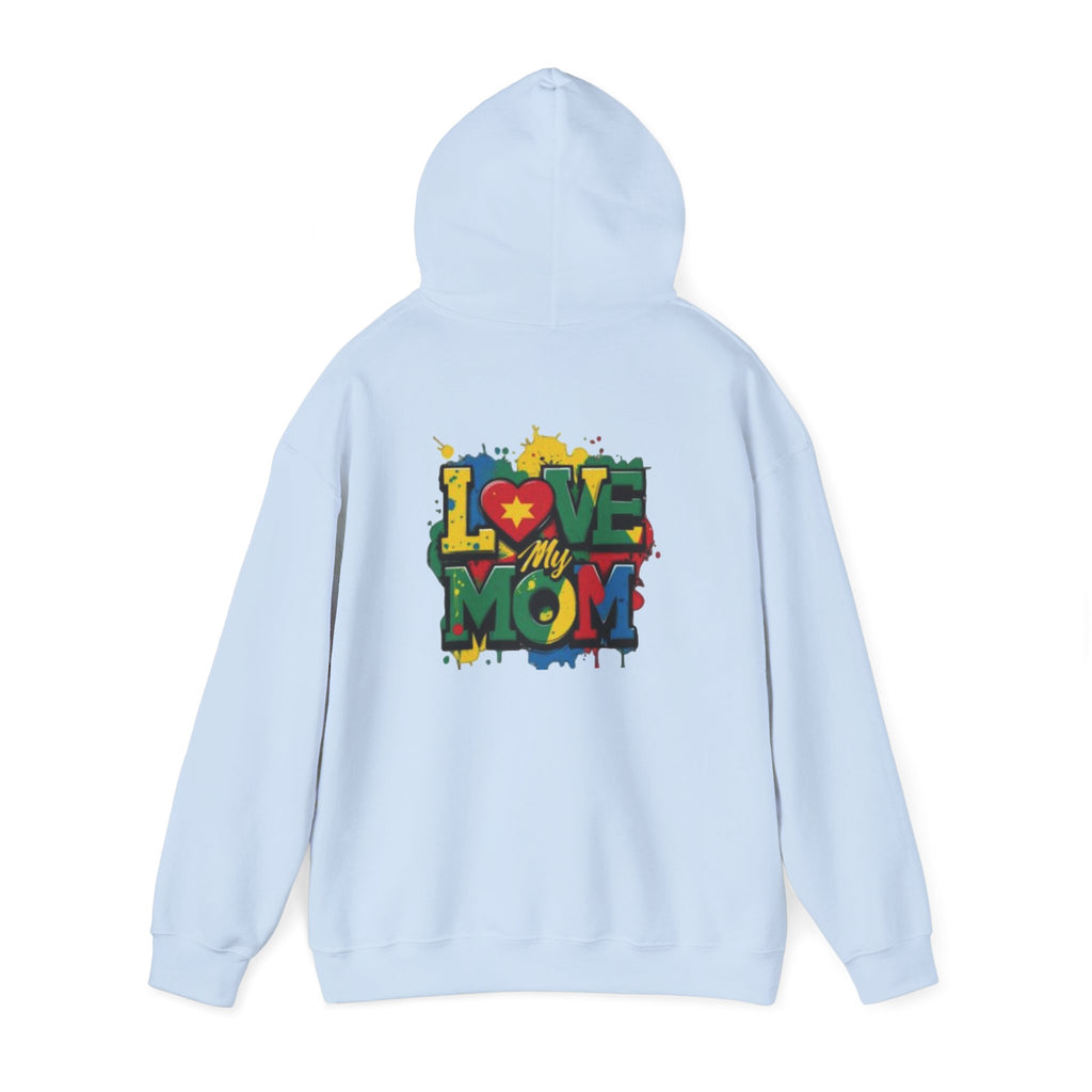 Love My Mom Hoodie — Colorful Graffiti Mother's Day Sweatshirt