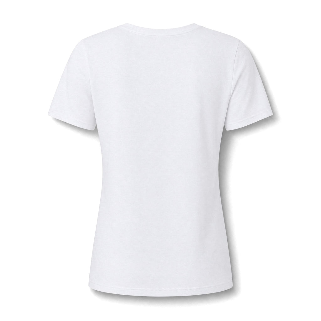 V-Neck Tee — 'I  Love You' Colorful Graffiti Heart Tee for Women
