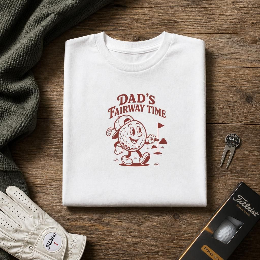 Dad's Away Time - Golf Dad T-Shirt