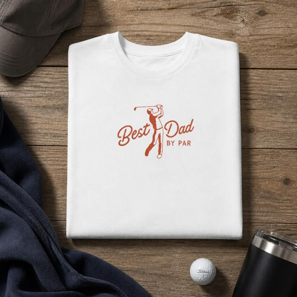 Best Dad by Par Golf Dad T-Shirt