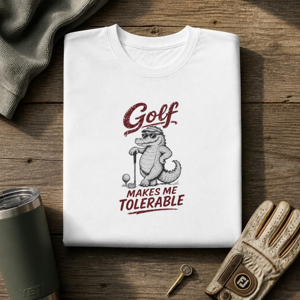 Crocodile Golfer T-Shirt