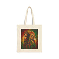 Rasta Lion Tote — Canvas Grocery & Everyday Bag