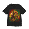 Rasta Lion Spirit Graphic Tee — Reggae-Inspired Lion & Dreadlocks T-Shirt
