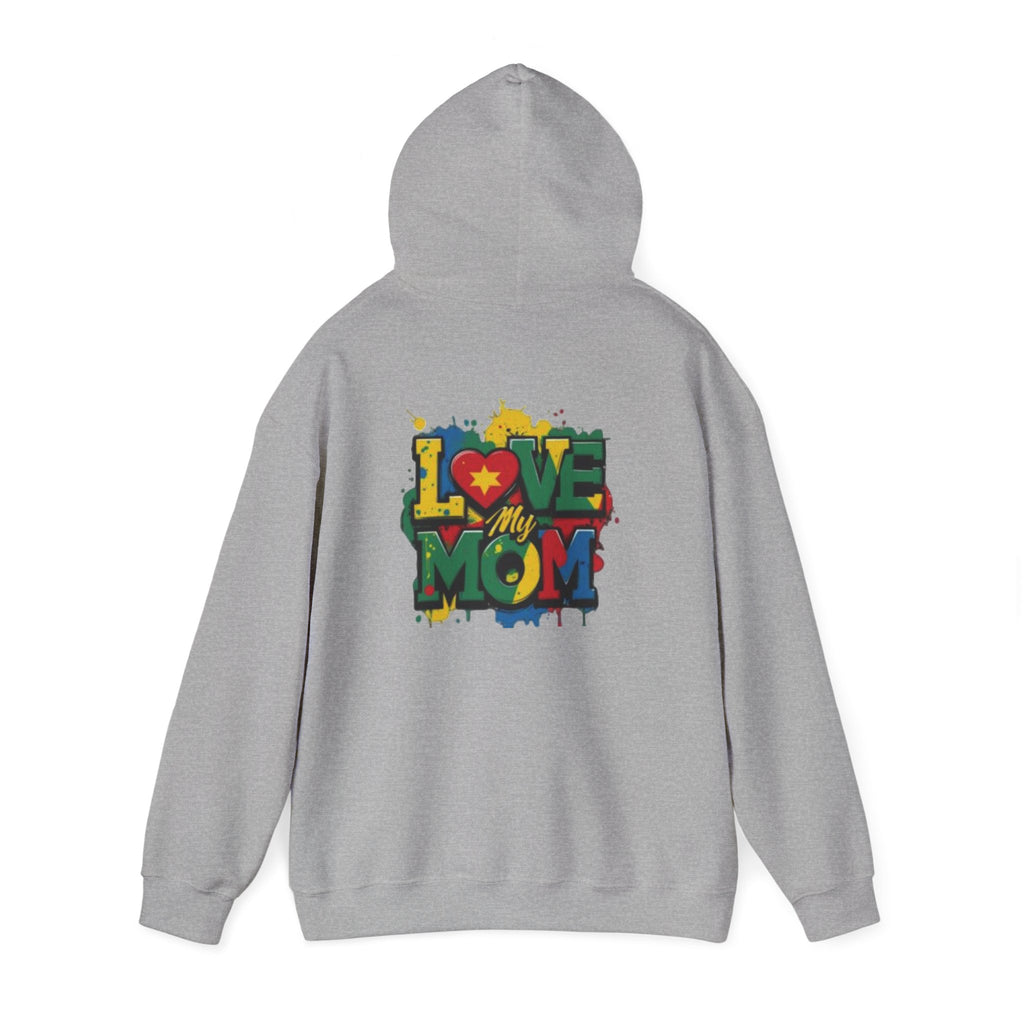 Love My Mom Hoodie — Colorful Graffiti Mother's Day Sweatshirt