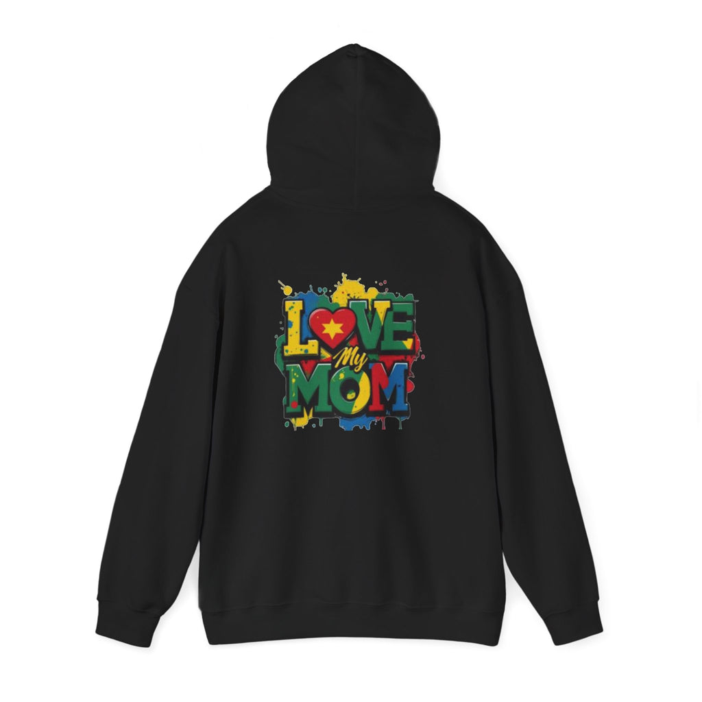 Love My Mom Hoodie — Colorful Graffiti Mother's Day Sweatshirt