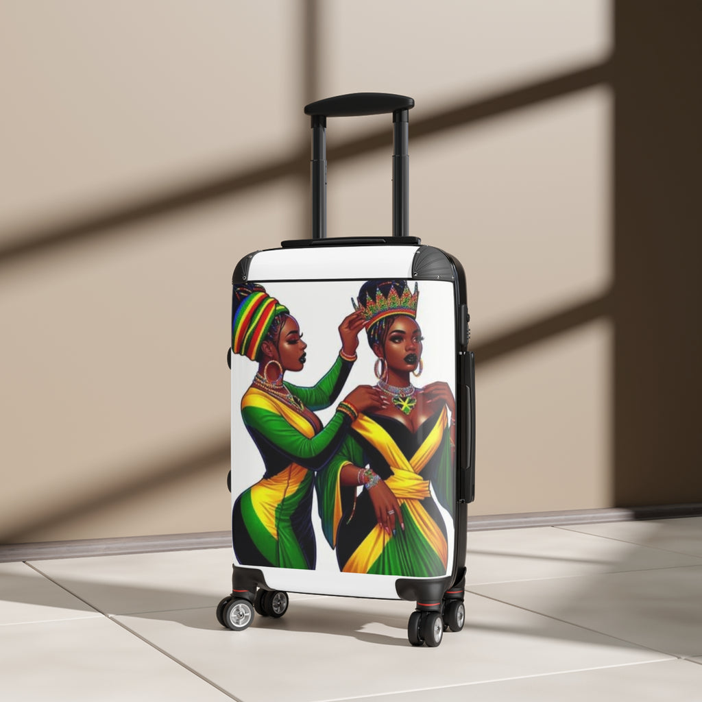 Suitcase - Afrocentric Queen Design Carry-On Luggage