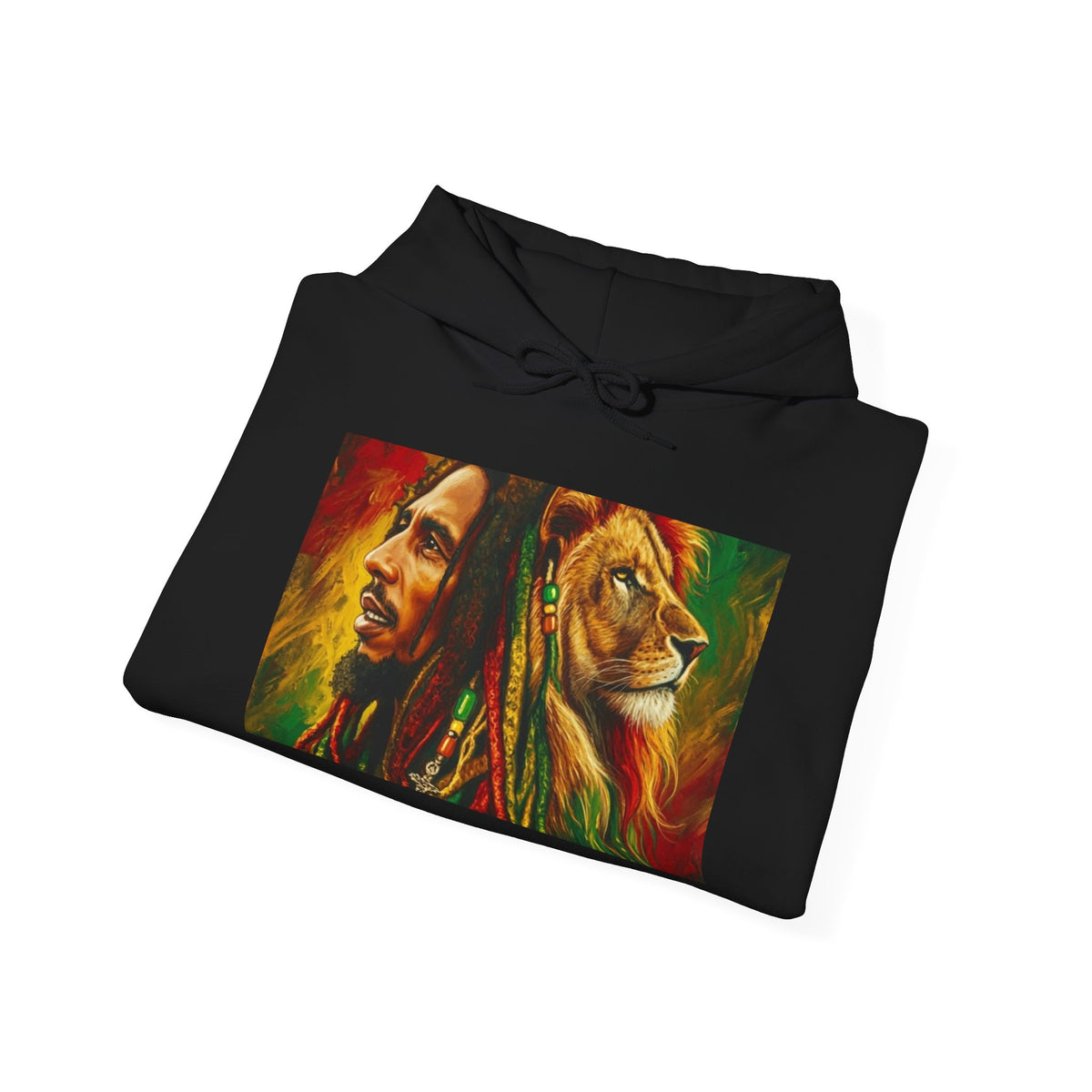 Reggae Lion Graphic Hoodie