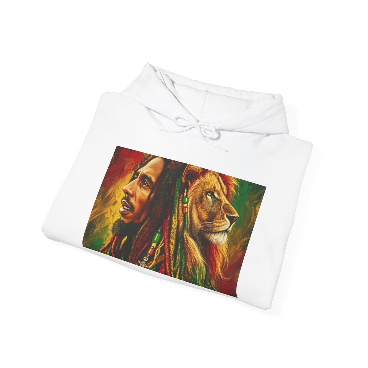 Reggae Lion Graphic Hoodie