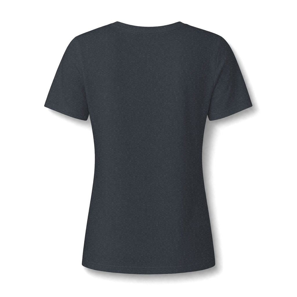 V-Neck Tee — 'I  Love You' Colorful Graffiti Heart Tee for Women
