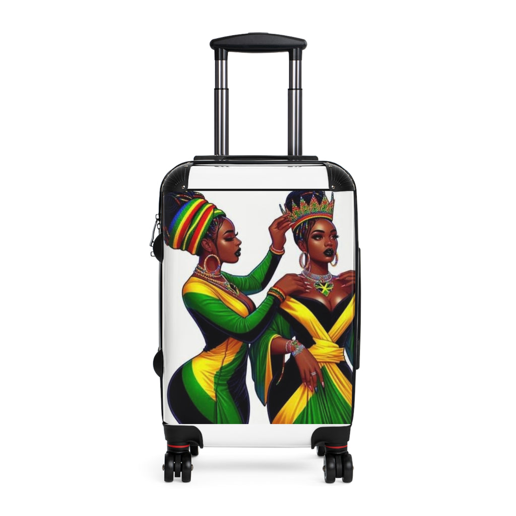 Suitcase - Afrocentric Queen Design Carry-On Luggage
