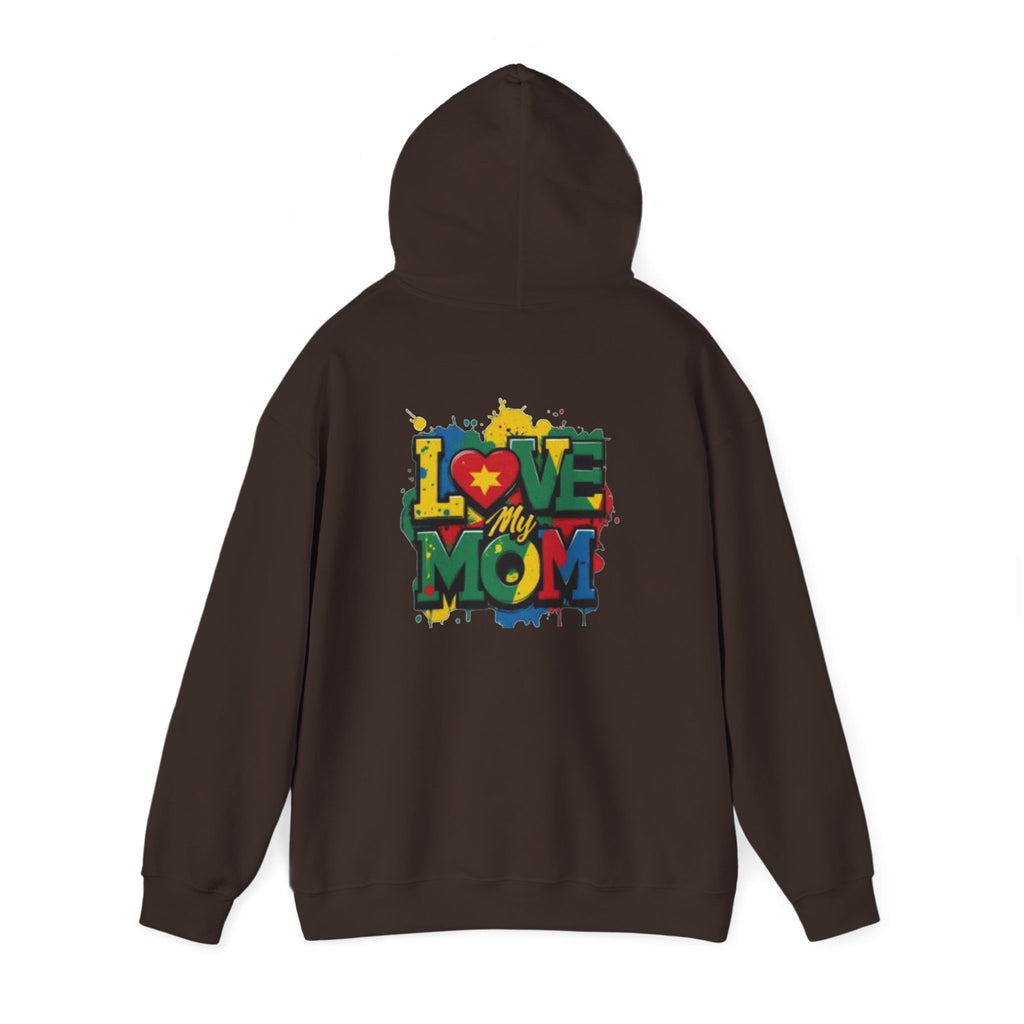 Love My Mom Hoodie — Colorful Graffiti Mother's Day Sweatshirt
