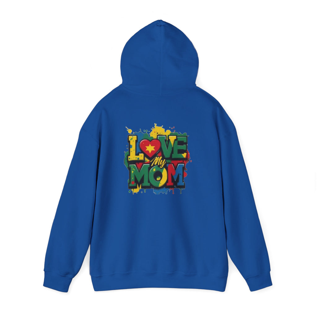 Love My Mom Hoodie — Colorful Graffiti Mother's Day Sweatshirt