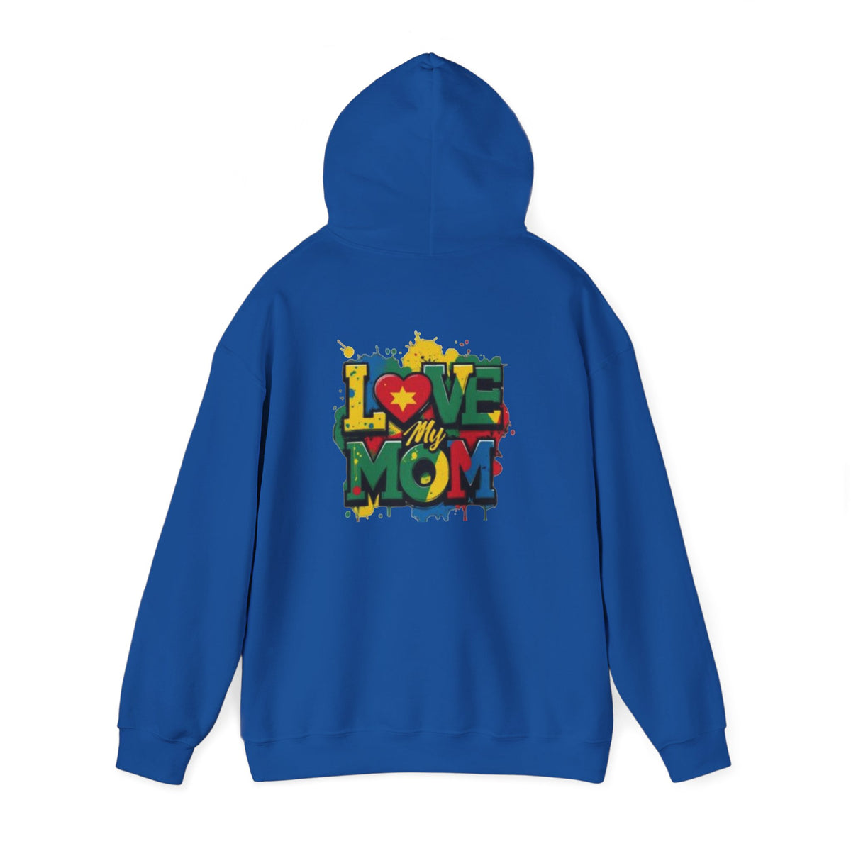 Love My Mom Hoodie — Colorful Graffiti Mother's Day Sweatshirt