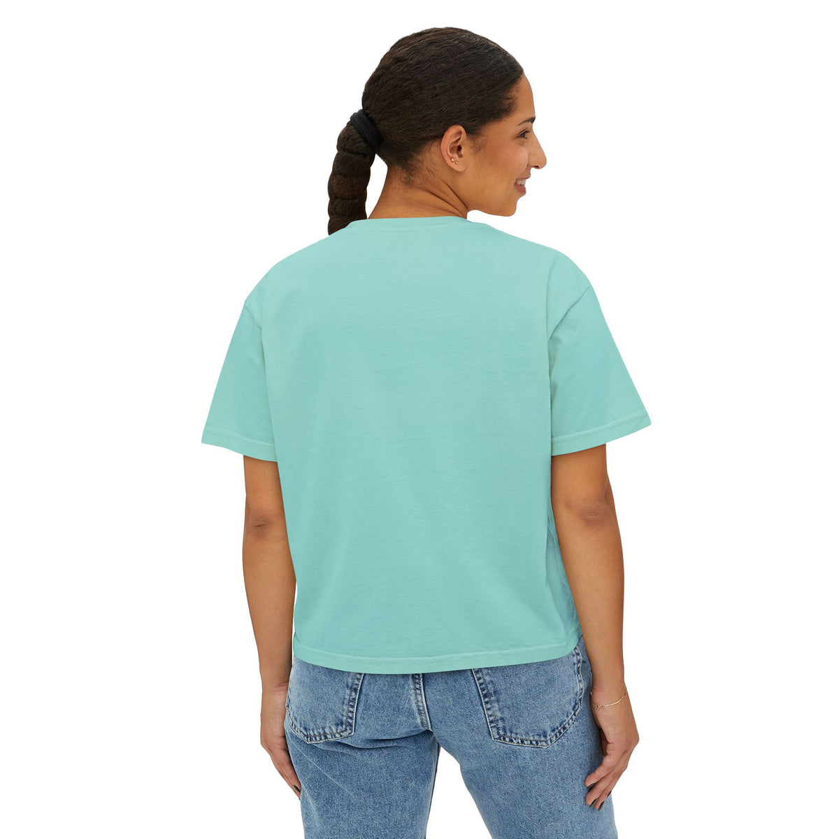 One Degree Hotter Graduation Boxy Tee — Women's Grad Cap & Diploma Celebration Shirt