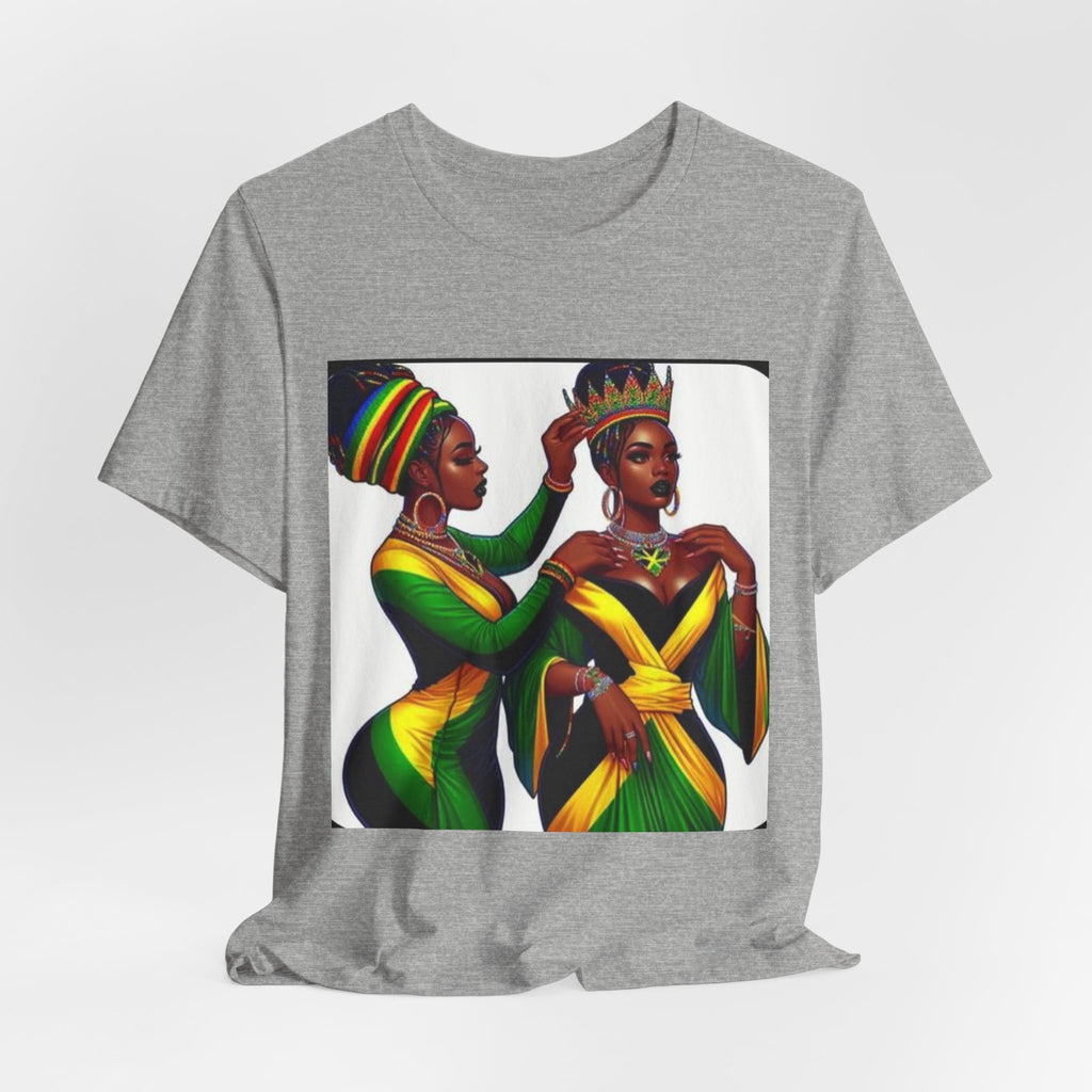 Queen Crown T-Shirt — Black Royalty Afrocentric Art Tee