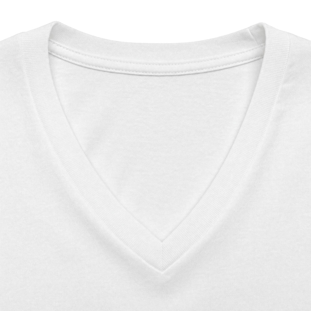 V-Neck Tee — 'I  Love You' Colorful Graffiti Heart Tee for Women