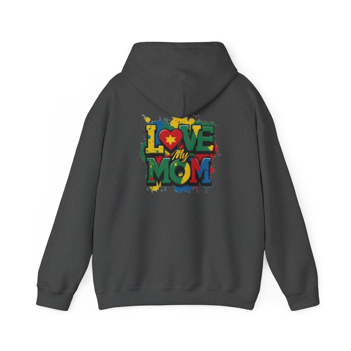 Love My Mom Hoodie — Colorful Graffiti Mother's Day Sweatshirt