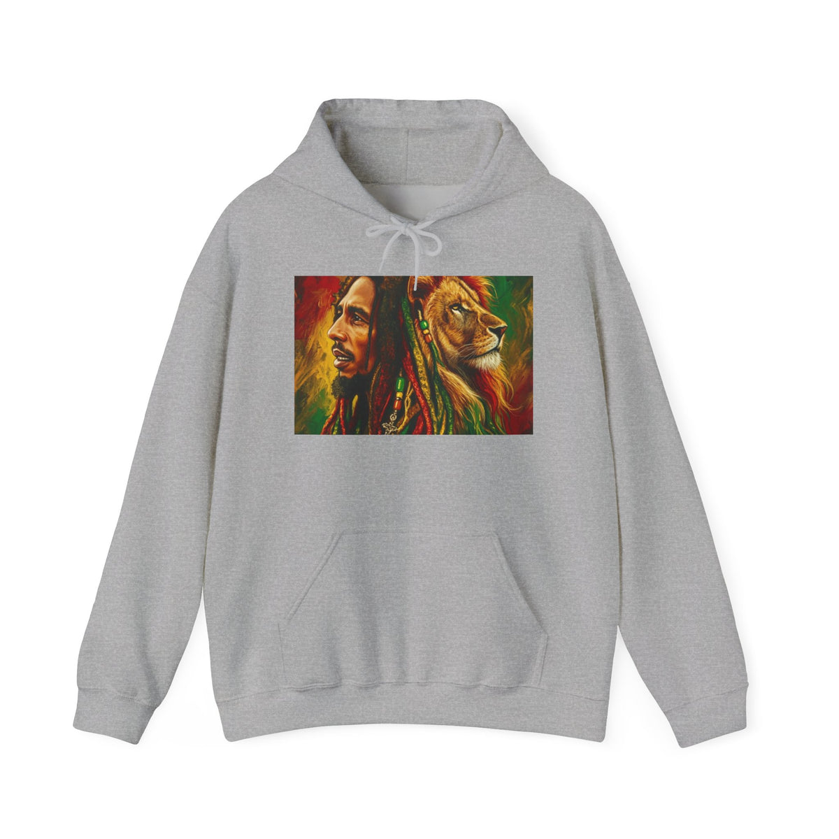 Reggae Lion Graphic Hoodie