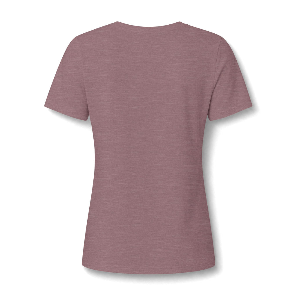 V-Neck Tee — 'I  Love You' Colorful Graffiti Heart Tee for Women