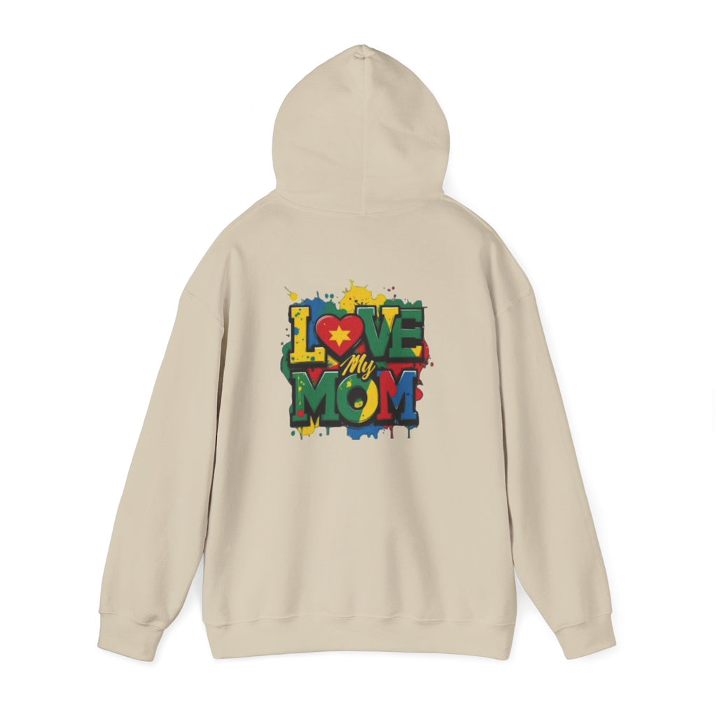 Love My Mom Hoodie — Colorful Graffiti Mother's Day Sweatshirt