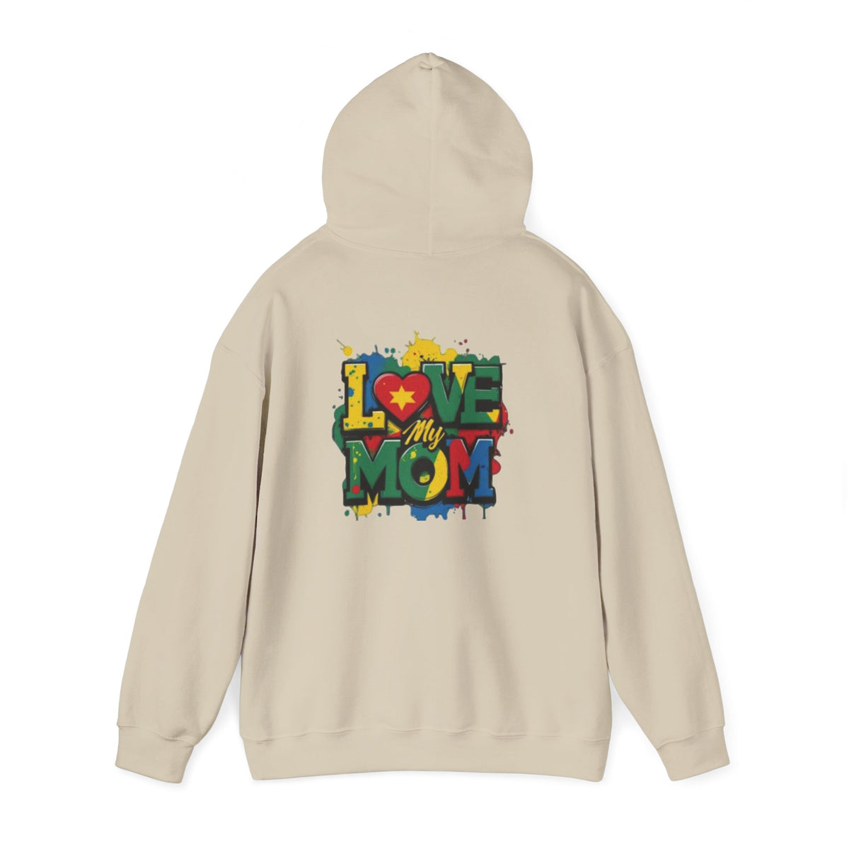 Love My Mom Hoodie — Colorful Graffiti Mother's Day Sweatshirt