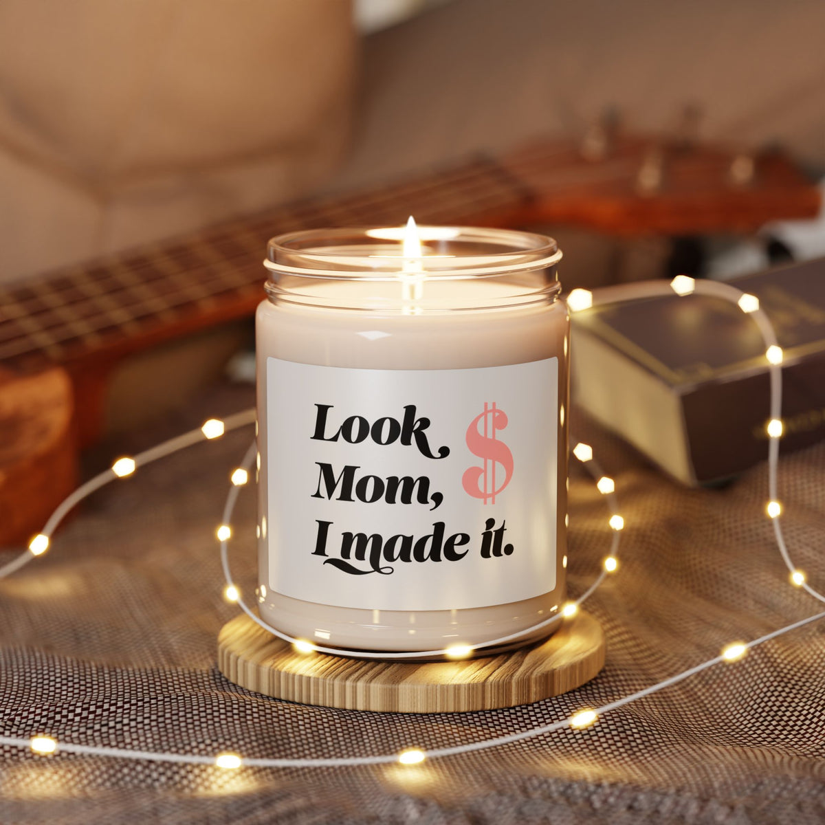 Look Mom, I Made It Soy Candle — 9oz Scented Jar Gift for Moms & Graduates